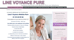 Desktop Screenshot of consultationvoyance-mediumpure.com